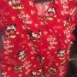 Valentine scrub size 3X
